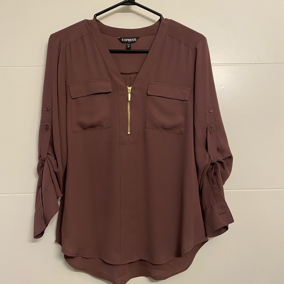 Burgundy blouse - Picture 1 of 2